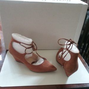 Marc Fisher Wedge, Brown Pumps